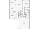 Floor plan of the home showcasing the layout of the main level at 14137 Wake Robin Dr, Brooksville, FL 34604