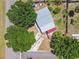 Aerial shot of home with mature trees on a quiet street at 1810 77Th N Ave, St Petersburg, FL 33702