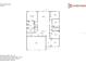 Detailed floor plan showcasing the layout of this home with three bedrooms and a spacious kitchen at 1881 Colding Dr, Ruskin, FL 33570