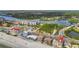 Aerial shot showcasing beachfront condos with gorgeous views of the waterway at 19010 Gulf Blvd # 203, Indian Shores, FL 33785