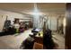 Spacious garage with ample storage and multiple access points at 213 Mahogany Dr, Seffner, FL 33584