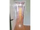 Bright hallway with wood floors leading to multiple rooms and closet space at 2615 Southern Oaks Pl, Plant City, FL 33566
