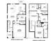 Detailed floor plan showcasing the layout of the home, including bedrooms, living spaces, and bathrooms at 34056 Scarlet Sage Ct, Wesley Chapel, FL 33545