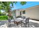Charming backyard patio area with seating, ideal for outdoor relaxation at 4019 W Bay To Bay Blvd, Tampa, FL 33629