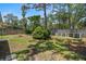 Spacious backyard with lush landscaping at 417 66Th S Ave, St Petersburg, FL 33705