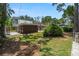 Spacious backyard with mature trees, patio area, and plenty of room for outdoor activities at 417 66Th S Ave, St Petersburg, FL 33705