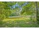 View of the pond surrounded by mature trees and lush greenery at 5434 Wellfield Rd, New Port Richey, FL 34655