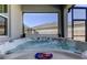 Relaxing covered hot tub area, with a clear view of the sky and surrounding privacy fence at 5920 Silver Palm Blvd, Bradenton, FL 34211
