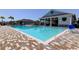 Stunning community pool with an inviting gazebo, an ideal space for leisure and social gatherings at 5920 Silver Palm Blvd, Bradenton, FL 34211