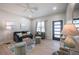 Bright living space with modern furnishings, wood floors, and a serene ambiance at 6215 N 44Th St, Tampa, FL 33610
