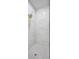 Modern shower features marble-look tile walls, honeycomb tile floor, and gold shower head at 6215 N 44Th St, Tampa, FL 33610