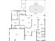 Detailed floor plan showcasing the layout of the home with the pool, bedrooms, and living areas at 627 Belted Kingfisher N Dr, Palm Harbor, FL 34683