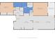 Detailed floorplan showcasing the layout of the home including bedrooms, bathrooms, kitchen, and living areas at 8103 Bardmoor Pl # 203G, Seminole, FL 33777