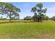 Scenic view of the lush green golf course and pond surrounded by mature trees at 8103 Bardmoor Pl # 203G, Seminole, FL 33777