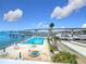 Elevated pool with a marina view, plus a hot tub, and waterfront relaxation at 100 Pierce St # 910, Clearwater, FL 33756