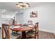 Dining room with tile floors and modern decor, next to updated kitchen at 111 Chesapeake Ave, Tampa, FL 33606