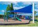 Community playground featuring various play structures, slides, and shaded areas for to enjoy outdoors at 11808 Holly Crest Ln, Riverview, FL 33569