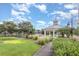 A charming gazebo and playground are featured in a neighborhood park that offers space for relaxing activities at 13421 Lake Monroe Pl, Riverview, FL 33579