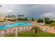 Large community pool, with a hot tub and plenty of lounge chairs for relaxing at 14950 Gulf Blvd # 603, Madeira Beach, FL 33708