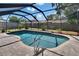 Gorgeous screened pool with brick pavers and a relaxing backyard view at 1801 Sagebrush Rd, Plant City, FL 33566
