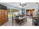 An inviting dining area with natural light, perfect for Gathering meals and gatherings at 1809 Elmwood Dr, Oldsmar, FL 34677