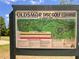 Information sign showing the layout, rules, and course map of the Oldsmar Disc Golf Course at 1809 Elmwood Dr, Oldsmar, FL 34677