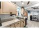 A cozy kitchen with ample counter space and storage, perfect for home-cooked meals at 1809 Elmwood Dr, Oldsmar, FL 34677