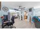 An inviting living room with an open floor plan, great for entertaining and comfortable living at 1809 Elmwood Dr, Oldsmar, FL 34677