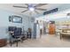 A bright living room with a view of the outdoors, ideal for relaxing and enjoying the natural light at 1809 Elmwood Dr, Oldsmar, FL 34677