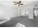 Bright carpeted bedroom with mirrored closet doors at 4405 Vieux Carre Cir # 4405, Tampa, FL 33613