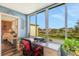 Bright office space featuring a scenic outdoor view and a comfortable workspace setup at 4705 1St Ne St # 326, St Petersburg, FL 33703