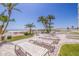 Lounge chairs on community deck with views of the beach at 4950 Gulf Blvd # 409, St Pete Beach, Fl, FL 33706