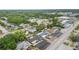 Neighborhood aerial shot showcasing local businesses and convenient access to the property at 601 Patricia Ave, Dunedin, FL 34698