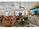 Spacious living room with natural light, stylish furnishings, and an open layout perfect for comfortable living and entertaining at 601 Patricia Ave # A, Dunedin, FL 34698