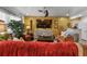 Comfortable living room with hardwood floors, stylish furniture, and a relaxed atmosphere at 601 Patricia Ave, Dunedin, FL 34698
