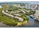 Beautiful waterfront condos with pool, surrounded by lush landscaping, near downtown at 716 Promenade Pl, Tampa, FL 33602