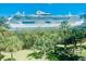 Stunning water view featuring a cruise ship and tropical vegetation at 716 Promenade Pl, Tampa, FL 33602