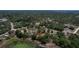 Wide aerial view of lot in the middle of a tree-filled neighborhood at 10040 Lake Dr, Weeki Wachee, FL 34613
