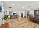 Bright and spacious kitchen featuring modern white cabinetry and a large island at 1111 Lakemont Dr, Valrico, FL 33594