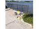 View of fishing gear on the waterfront, showcasing the community's recreational opportunities at 19029 Us Highway 19 N # 5-16, Clearwater, FL 33764