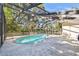 Private screened-in pool perfect for relaxing and entertaining at 2901 50Th E Pl, Bradenton, FL 34203