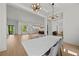 Open floor plan with dining room, kitchen and living room at 403 E Davis Blvd, Tampa, FL 33606