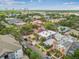 An aerial view of the neighborhood including residential homes and commercial buildings at 407 S Fremont Ave # B, Tampa, FL 33606