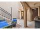 Charming courtyard with grill, outdoor seating, and architectural details, creating a private retreat at 407 S Fremont Ave # B, Tampa, FL 33606