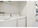 Convenient laundry area with washer and dryer hookups at 542 Harbor Ridge Dr, Palm Harbor, FL 34683