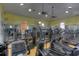 Well-equipped gym featuring modern cardio machines and strength training equipment at 5865 Meadowpark Pl, Lithia, FL 33547