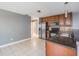 View of kitchen showing stainless steel appliances at 8317 N Marks St, Tampa, FL 33604