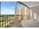 Enjoy city views from this balcony, perfect for relaxing or entertaining guests at 10355 Paradise Blvd # 502, Treasure Island, FL 33706