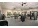 Well-equipped fitness center featuring modern exercise machines and ample space at 10873 Rustic Eve Ct, Land O Lakes, FL 34638
