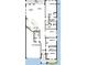 Detailed floor plan showcasing the layout of the bedrooms, bathrooms, kitchen, and living areas at 1599 Running Tide Pl, Sarasota, FL 34240
